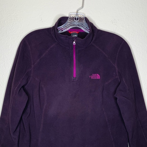 The North Face Purple Fleece Pullover Sweater - Picture 2 of 7